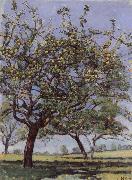 Ferdinand Hodler Apple trees oil painting artist